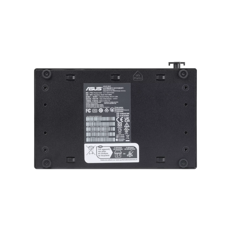 Неттоп Asus 90AS0011-M000C0 NUC 13 Rugged Slim,Intel N50, 1.0 GHz - 3.4 GHz, No Ram 1x DDR5 SODIMM m