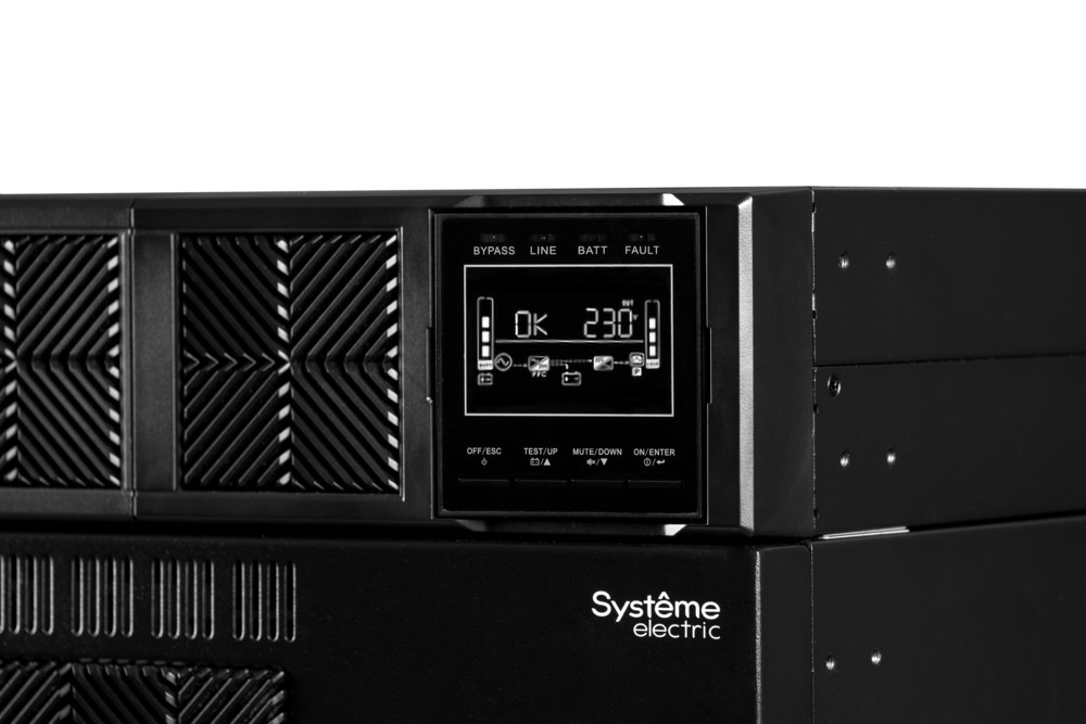 Источник бесперебойного питания Systeme Electriс SRT SRTSE6KRTXLIG1 6000Вт 6000ВА черный
