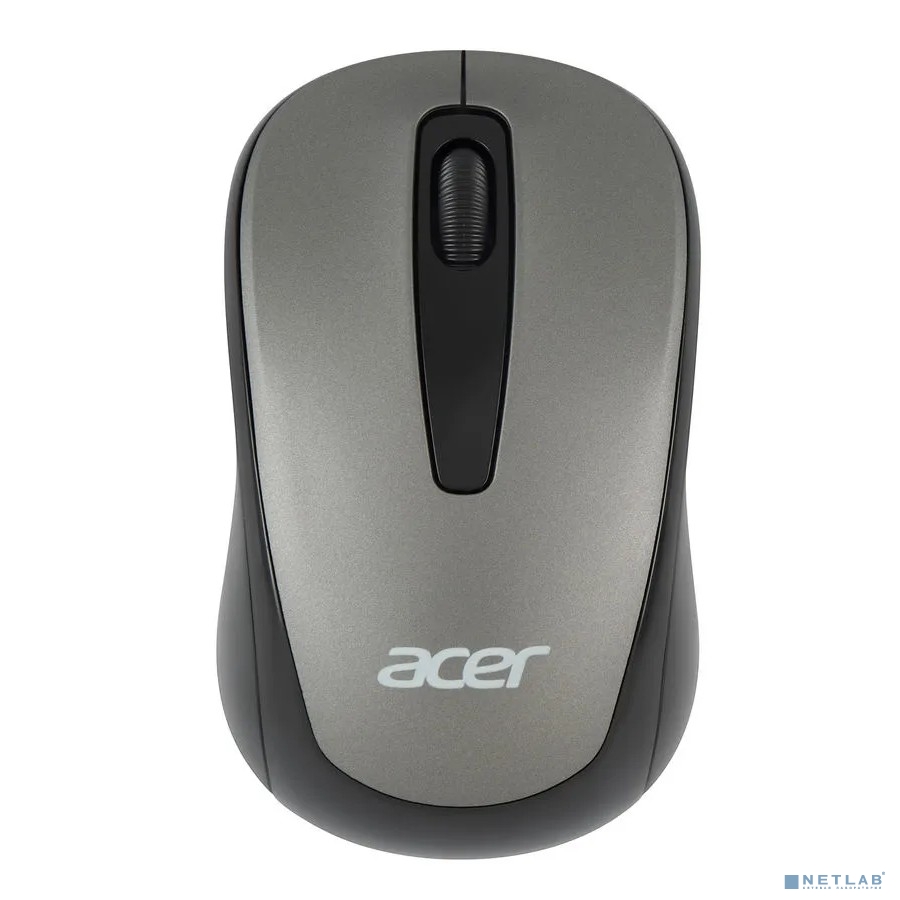 Мышь Acer OMR134 серый оптическая 1000dpi беспров. USB для ноутбука 3but (ZL.MCEEE.01H)