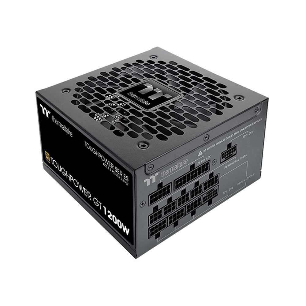 Блок питания Thermaltake ATX 1200W Toughpower GT 80+ gold 24pin APFC 120mm fan 6xSATA Cab Manag RTL