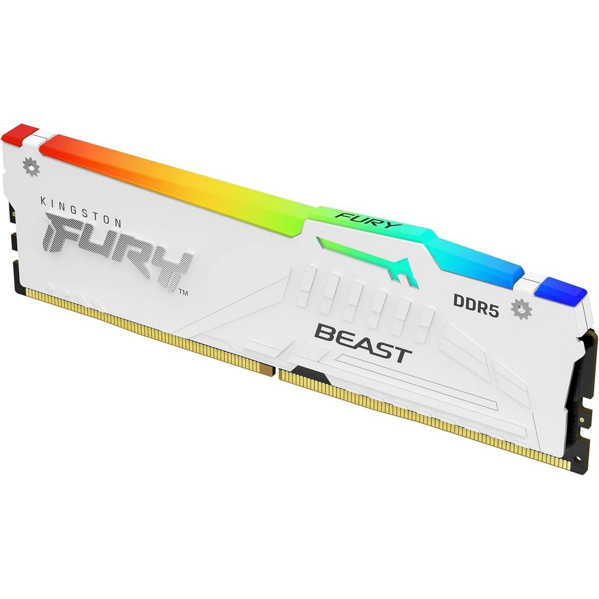 Память DDR5 2x16GB 6000MHz Kingston KF560C36BWE2AK2-32 Fury Beast White Expo RGB RTL PC5-48000 CL36 