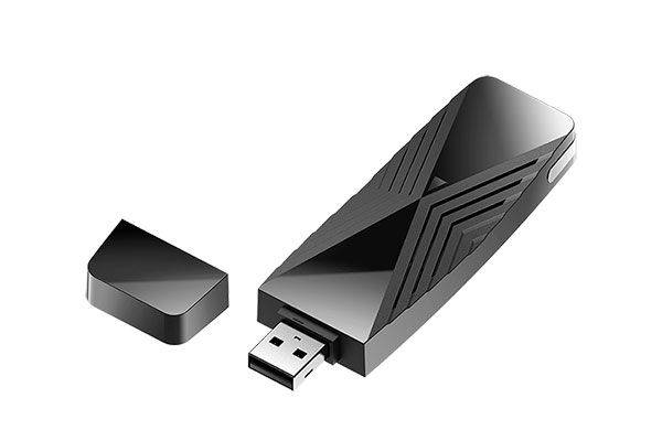 Сетевой адаптер Wi-Fi D-Link DWA-X1850 DWA-X1850/A1A AX1800 USB 3.0 (ант.внутр.) 2ант.