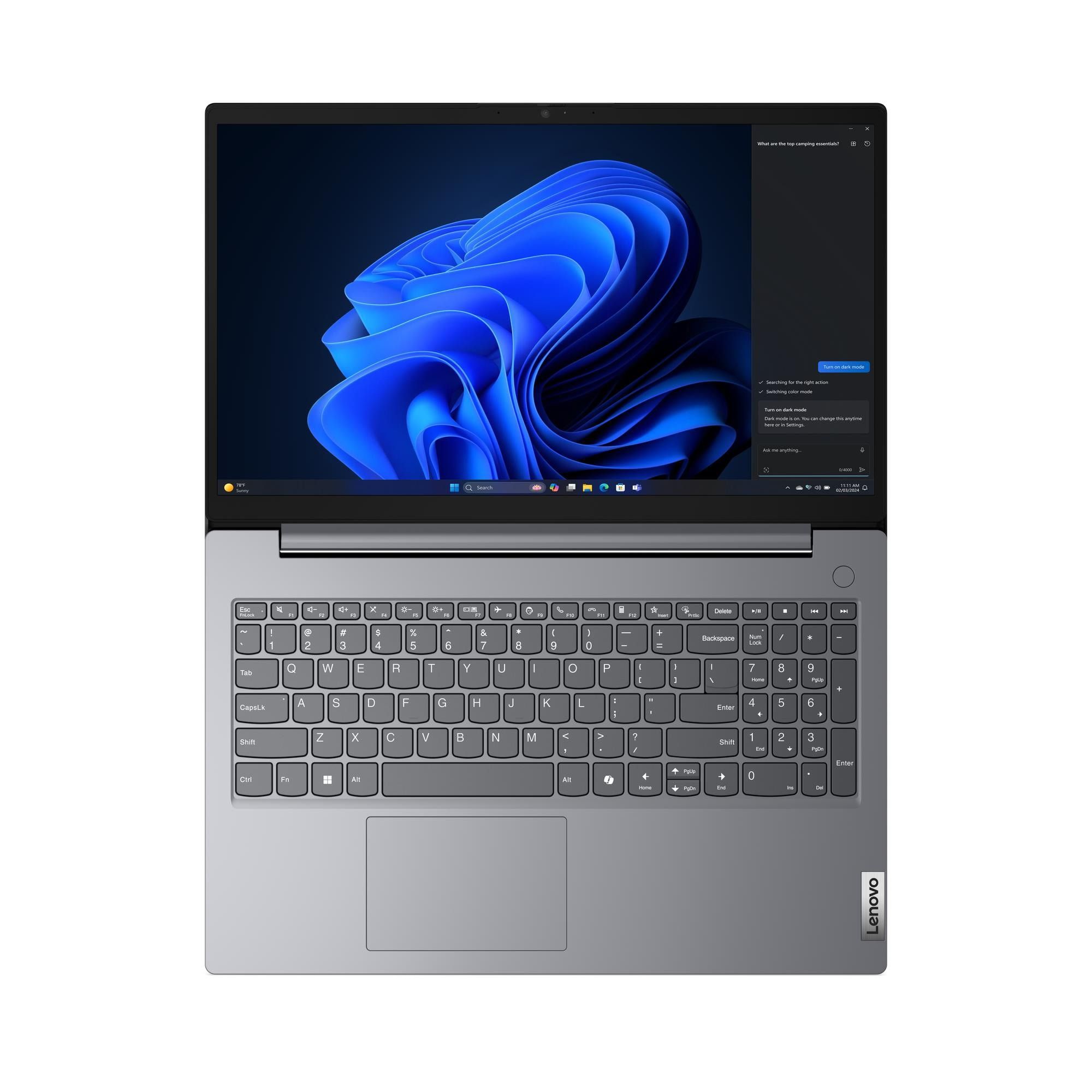 Ноутбук Lenovo V15 G5 IRL Luna Grey (83HF00EMIG)