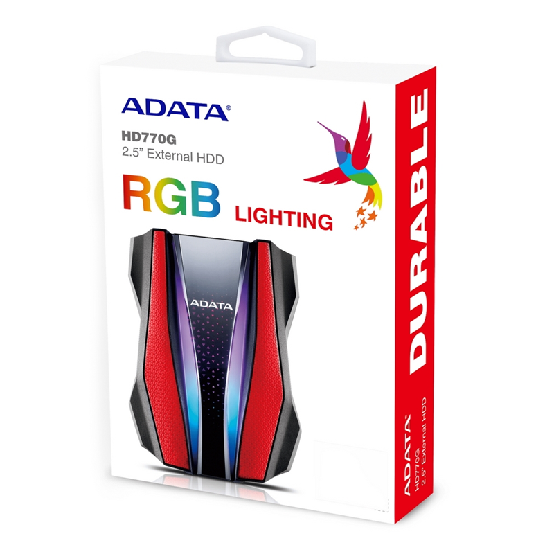 Жесткий диск A-Data USB3.0 1TB AHD770G-1TU32G1-CRD HD770G 2.5" красный
