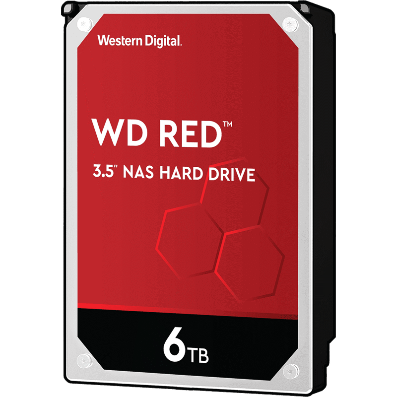 Жесткий диск WD SATA-III 6TB WD60EFPX NAS Red Plus (5400rpm) 256Mb 3.5"