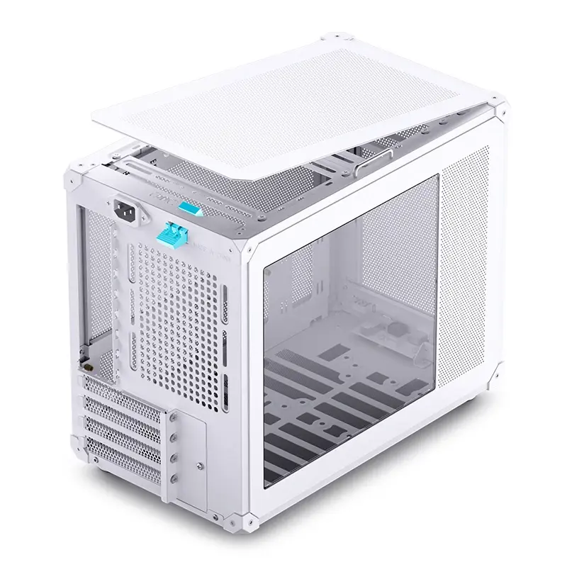 Корпус JONSBO C6 MAX Handle, Mini-Tower, TG, no fan, 1xUSB-A 3.0 + 1xUSB-C 3.1, mATX, mITX White