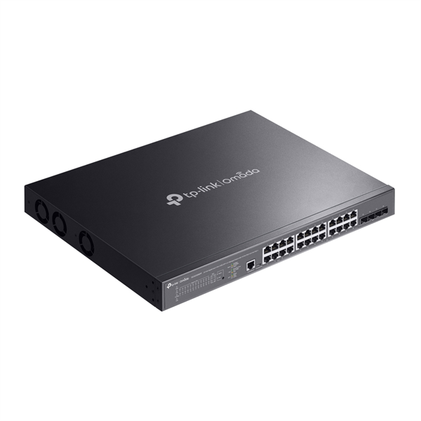 Коммутатор Omada 24-Port Gigabit and 4-Port 10GE SFP+ L2+ Managed Switch with 16-Port PoE+ & 8-Port 