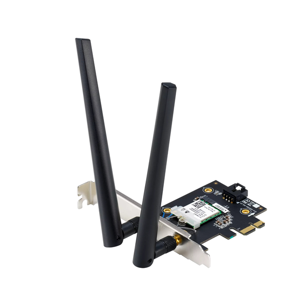 Сетевой адаптер Wi-Fi + Bluetooth Asus PCE-BE6500 BE6500 PCI Express (ант.внеш.съем) 2ант.