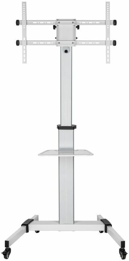 Подставка для телевизора Ultramounts UM307W белый 37"-86" макс.50кг напольный мобильный