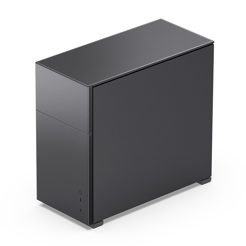 Корпус JONSBO D41 STD, Midi-Tower, TG, no fan, 1xUSB-A 3.2 + 1xUSB-C 3.2, ATX, mATX Black