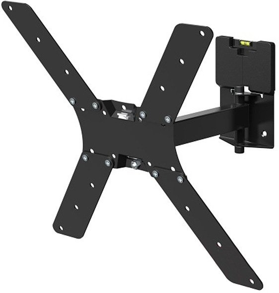 Кронштейн для телевизора Holder LCDS-5520-B черный 32"-55" макс.45кг настенный поворотно-выдвижной и