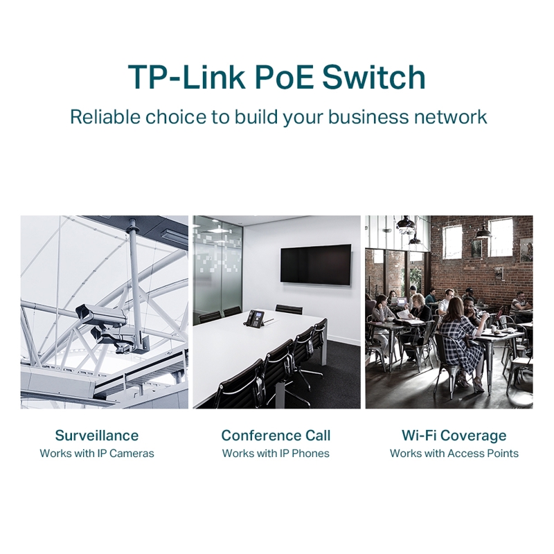 Коммутатор TP-Link Easy Smart Switch TL-SG1428PE 26x1Гбит/с 2SFP 24PoE+ 250W управляемый
