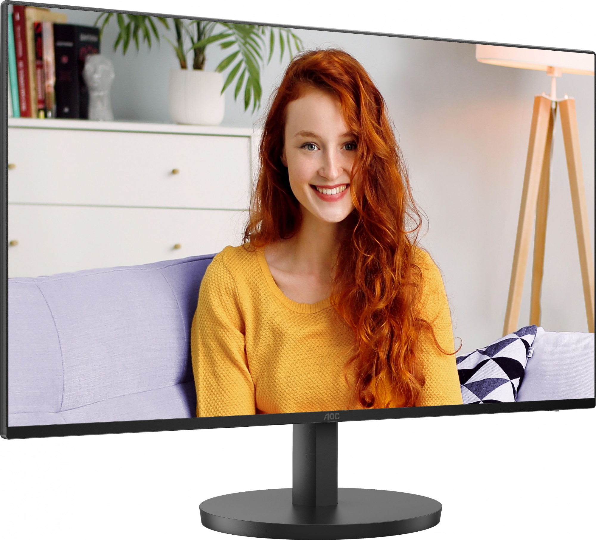 Монитор AOC 27" Basic-Line 27B3CA2 черный IPS LED 1ms 16:9 HDMI M/M матовая 250cd 178гр/178гр 1920x1