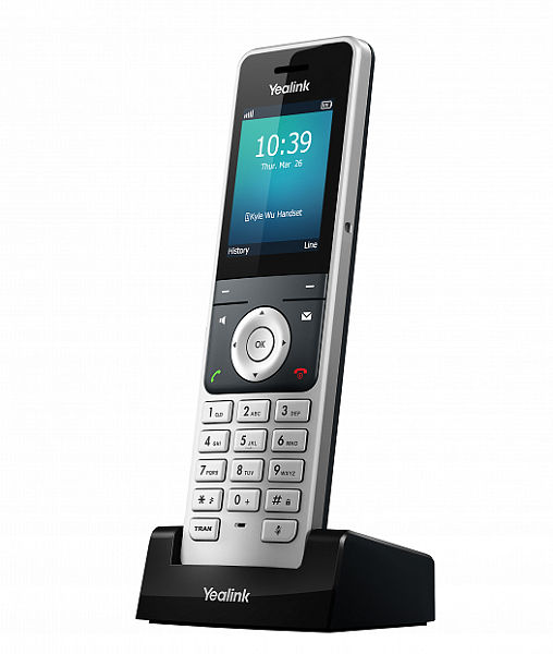 Трубка доп. Dect Yealink W56H серебристый для W52P/W60P/W41P