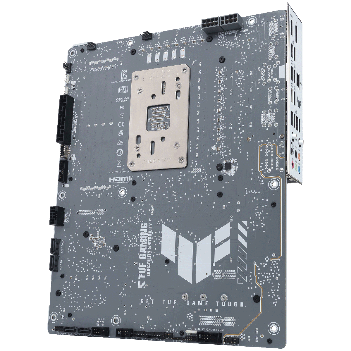 Материнская плата ASUS TUF GAMING B850-BTF WIFI W, AM5, B850, 4*DDR5, 4*SATA, 3*M.2, 7*USB 3.2, 2*US
