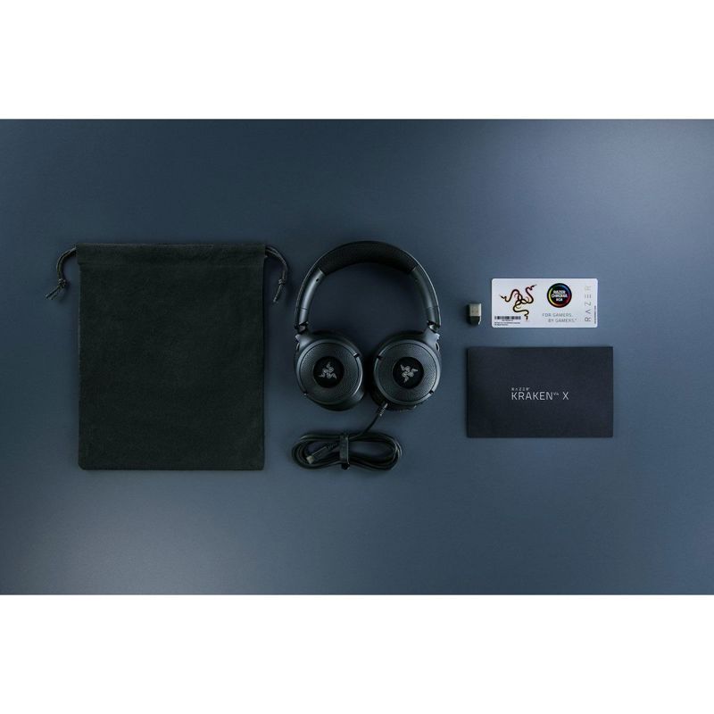 Наушники с микрофоном Razer Kraken V4 X черный 2.0м мониторные USB оголовье (RZ04-05180100-R3M1)