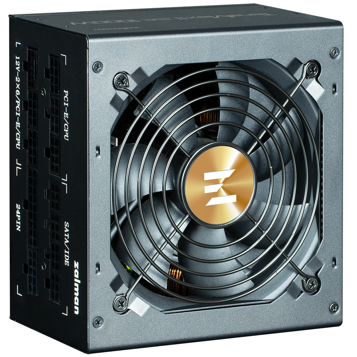 Блок питания Zalman ATX 1000W ZM1000-TMX2SE Gen.5 80+ gold 24pin APFC 120mm fan 12xSATA Cab Manag RT