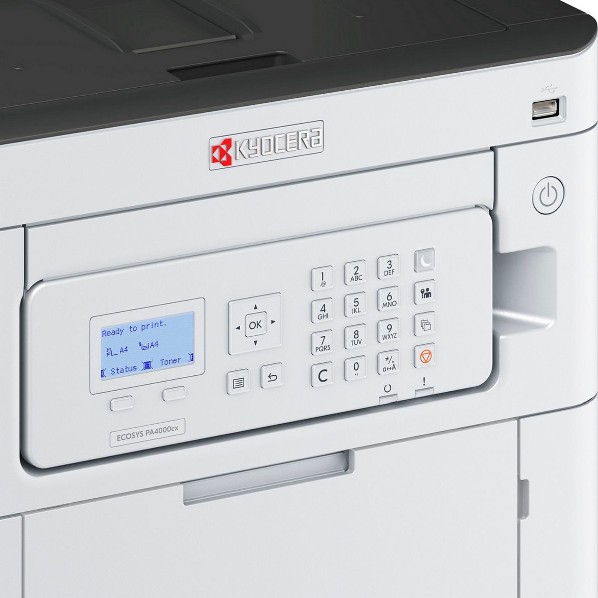 Принтер лазерный Kyocera Ecosys PA4000cx (1102Z03NL0) A4 Duplex белый