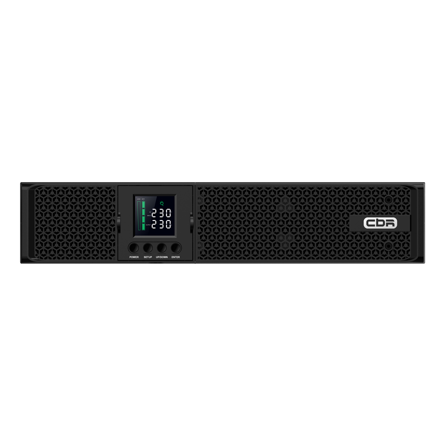 ИБП CBR [PLS-1KRT-8I-LCHERSC] Line Interactive Smart 1000/900 RT 8 x C13, LCD, HID-USB, RS232, EPO, 