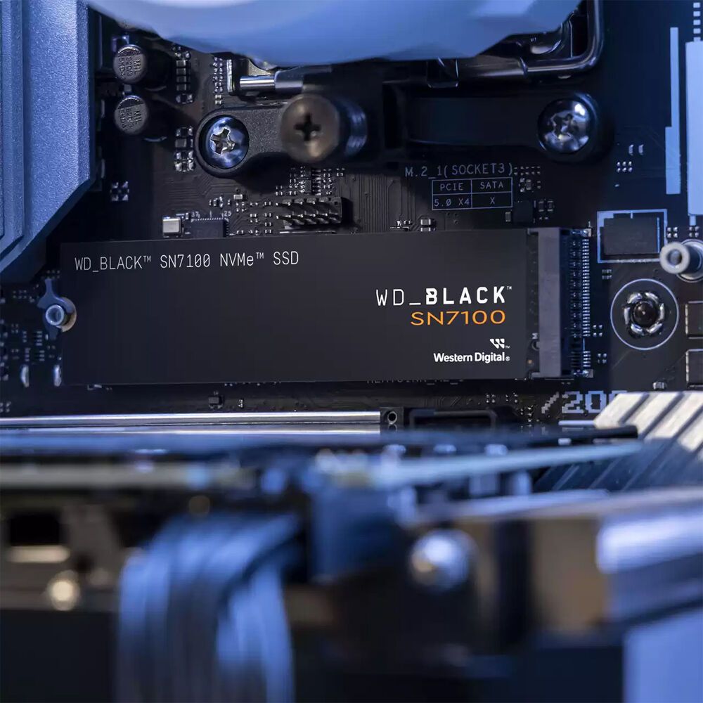 Твердотельный диск 1TB WD Black SN7100 , M.2 2280, PCI-E 4x4, [R/W - 7250/6900 MB/s] 3D-NAND TLC