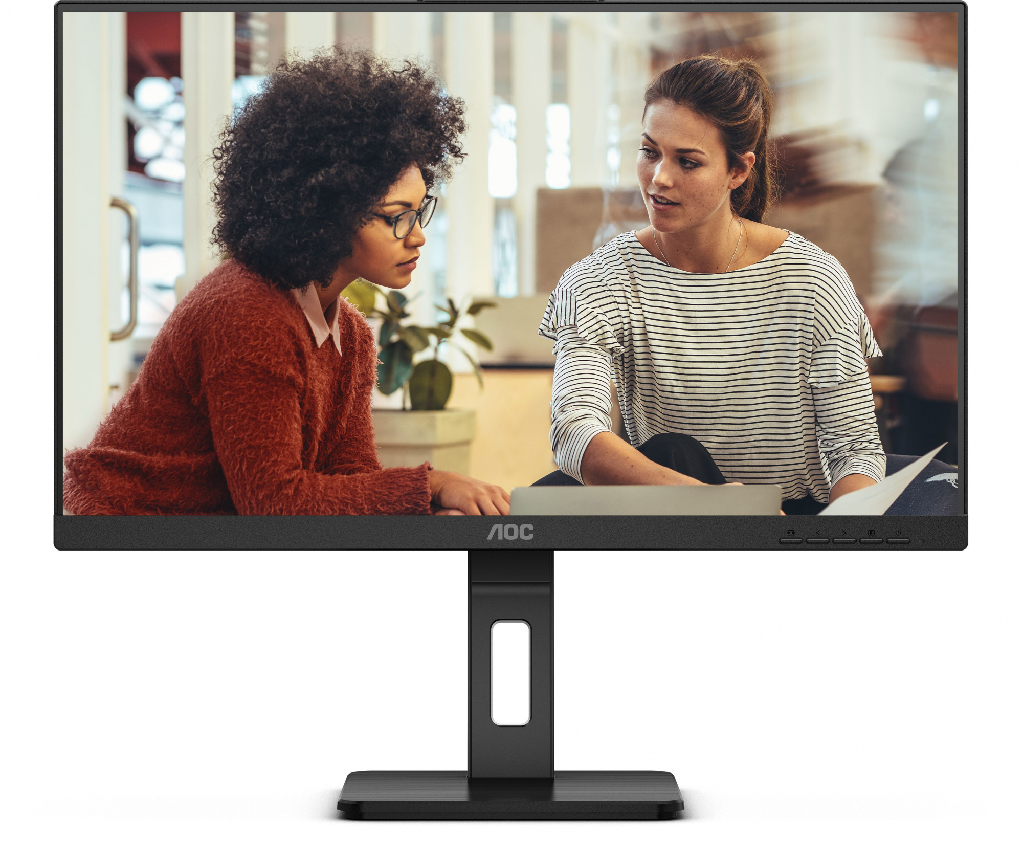 Монитор AOC 24" 24E3QAF черный IPS LED 16:9 HDMI M/M матовая HAS Piv 300cd 178гр/178гр 1920x1080 75H
