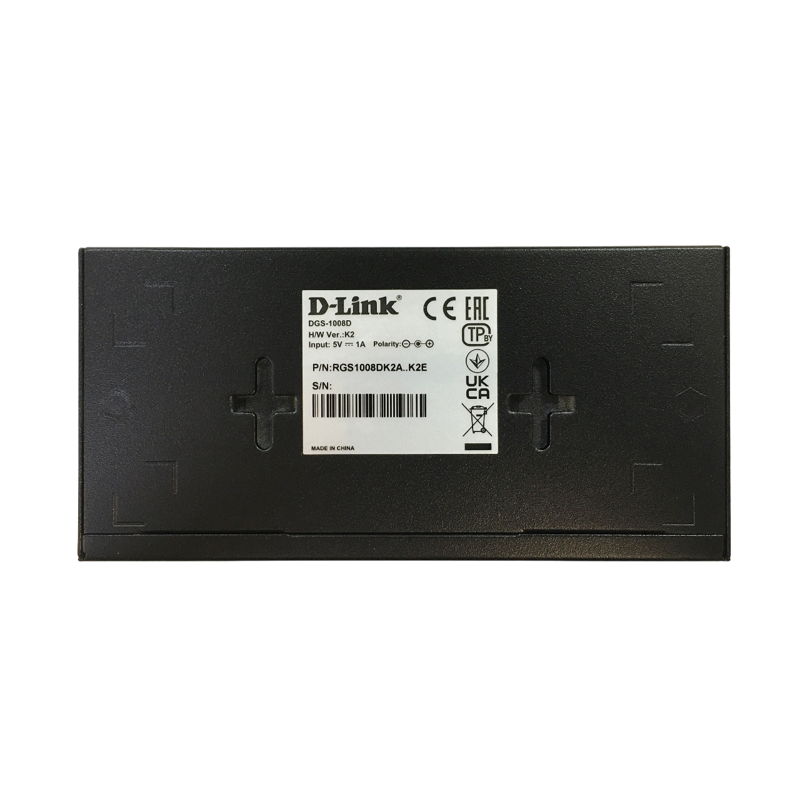 D-Link DGS-1008D/R1A Неуправляемый коммутатор с 8 портами 10/100/1000Base-T