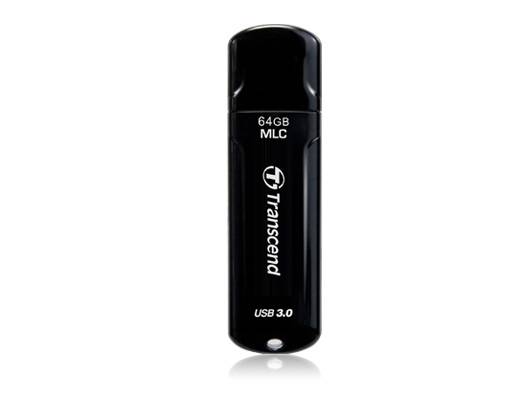 Флеш накопитель 64GB Transcend JetFlash 750, USB 3.0, Черный