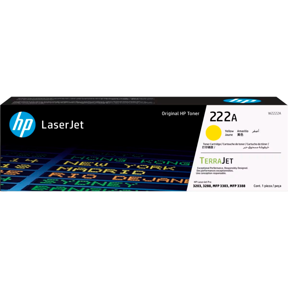 HP Тонер-картридж 222A Yellow W2222A