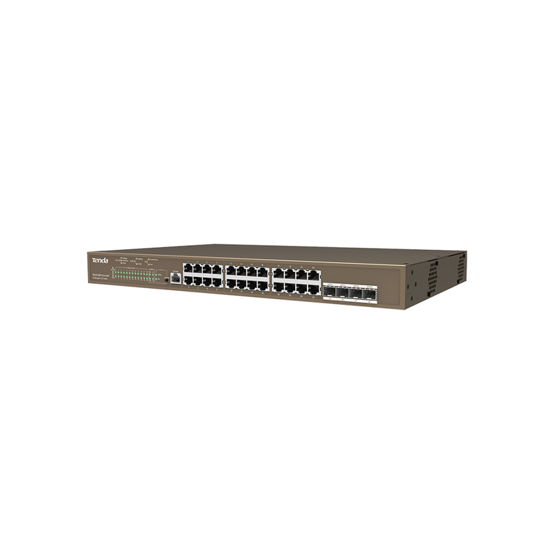 Коммутатор IP-Com G5328P-24-410W (L3) 24x1Гбит/с 4xКомбо(1000BASE-T/SFP) 4SFP 24PoE 370W управляемый