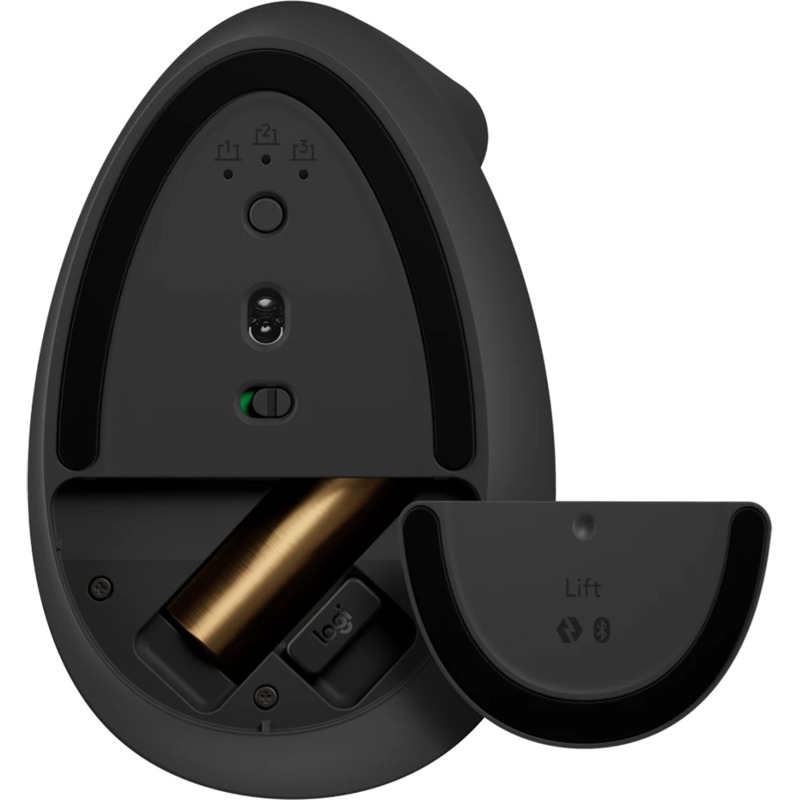 Мышь Logitech Wireless Mouse LIFT, Bluetooth, 2.4GHz (Bolt USB receiver), GRAPHITE [910-006473]