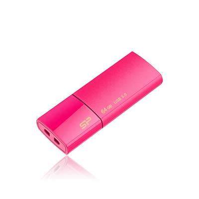 Флеш Диск Silicon Power 64Gb Blaze B05 SP064GBUF3B05V1H USB3.0 розовый