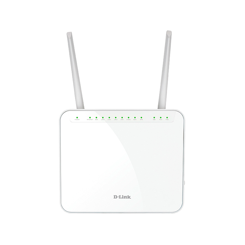 Маршрутизатор DVG-5402G/R1A AC1200 Wi-Fi Router, 1000Base-T WAN, 4x1000Base-T LAN, 2x5dBi external a