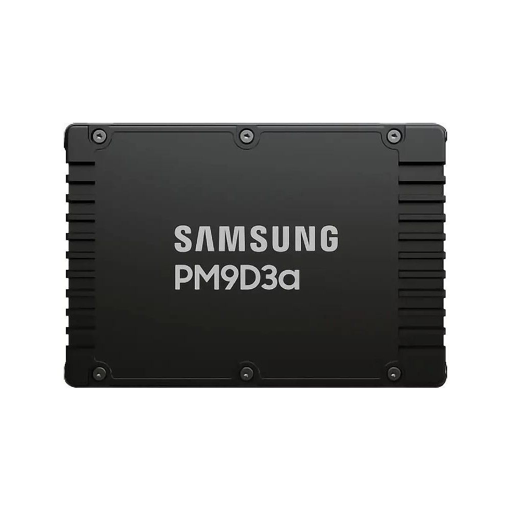 Твердотельный накопитель Samsung SSD PM9D3a, 960GB, U.3(2.5" 15mm), NVMe, PCIe 5.0x4, 3D TLC, R/W 12