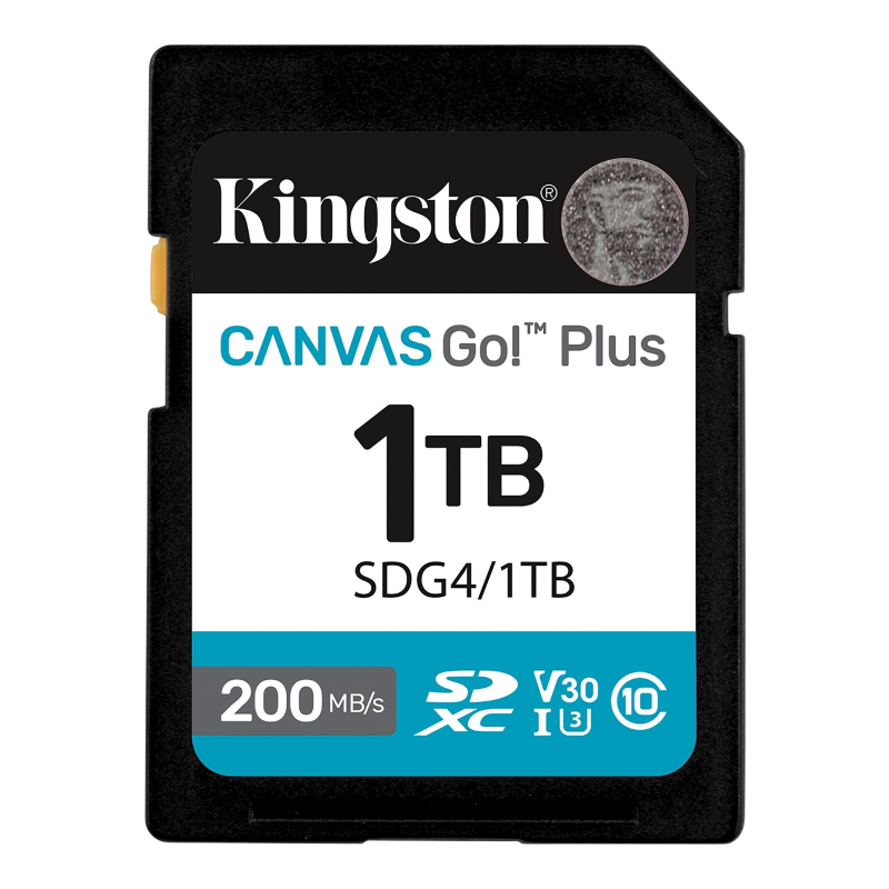 Флеш карта SDXC 1TB Kingston SDG4/1TB Canvas Go! Plus V30 w/o adapter