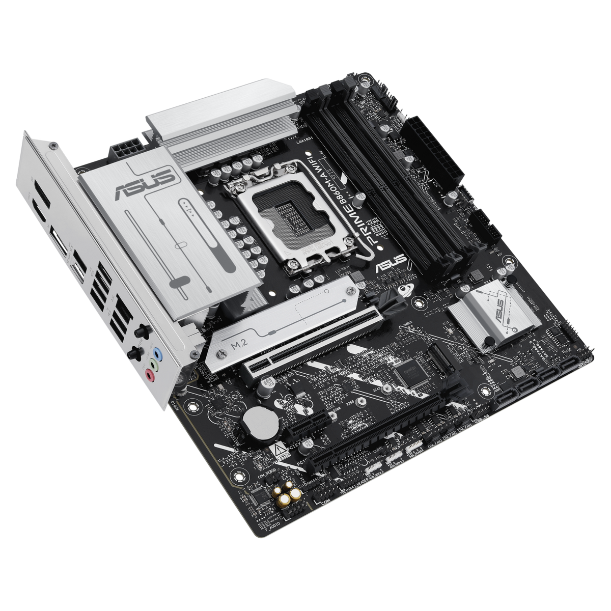 Материнская плата ASUS PRIME B860M-A WIFI LGA1851 mATX 4xDDR5 2xPCIEx16 PCIEx1 2xM.2 USB-C 2xDP HDMI