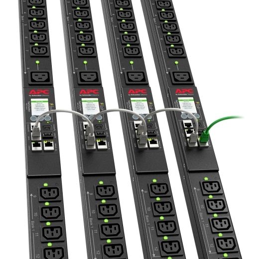 Блок распределения питания APC Rack PDU 9000 Switched, ZeroU, 16A, 230V, (21) C13 & (3) C19, IEC309 