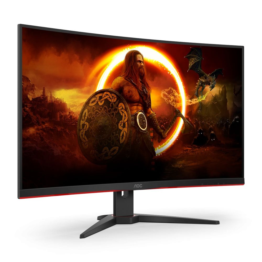 Монитор AOC 31.5" CQ32G2SE/BK Black (VA, 2560x1440, HDMI+HDMI+DP, 1 ms, 178°/178°, 250 cd/m, 30
