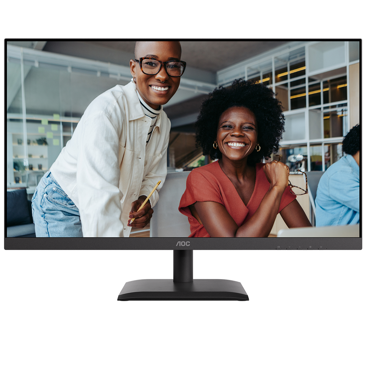 Монитор 27" AOC U27E4CV Black (4K, IPS, 3840x2160, 60Hz, 4 ms, 178°/178°, 400 cd/m, +2xHDMI 2.0