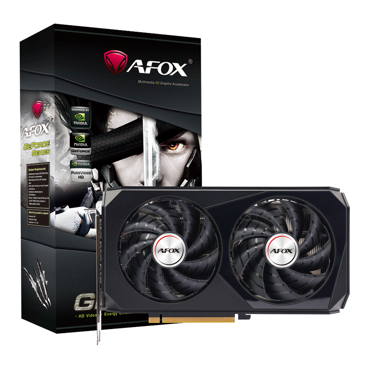 Видеокарта Afox RTX3060 12GB GDDR6 192bit 3xDP HDMI 2FAN RTL