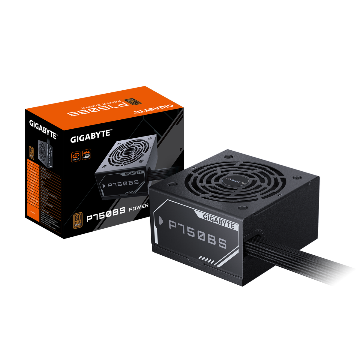 Блок питания ПК Gigabyte P750BS 750W, 80Plus, Bronze, RTL {10}