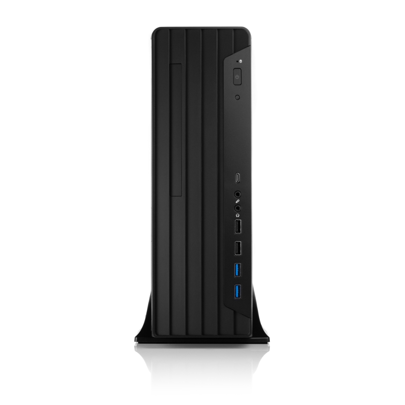Корпус Foxline mATX Desktop 400W FL-418 mATX case, black, w/PSU SFX 400W, w/2xUSB3.0+2xUSB2.0+1xType