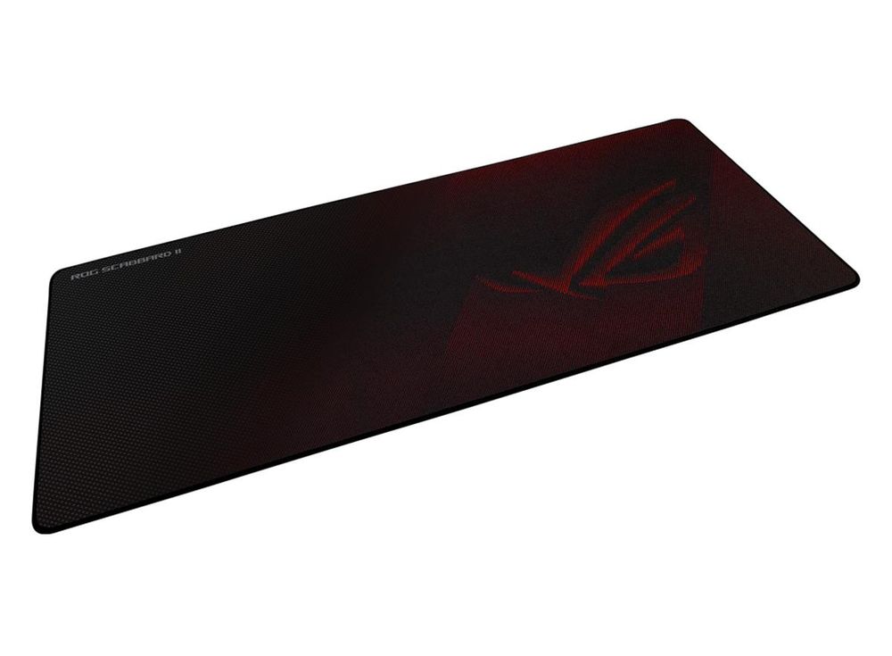 Коврик для мыши Asus NC08-ROG SCABBARD II XXL черный/красный 900x400x3мм 90MP0210-BPUA00