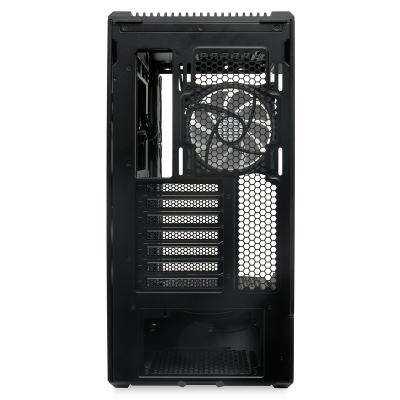 Корпус HSPD F711, Panoramic Full Tower, Black, TG, 0.7 SPCC, 4x120mm ARGB (FN027) ATX, mATX, mITX 19