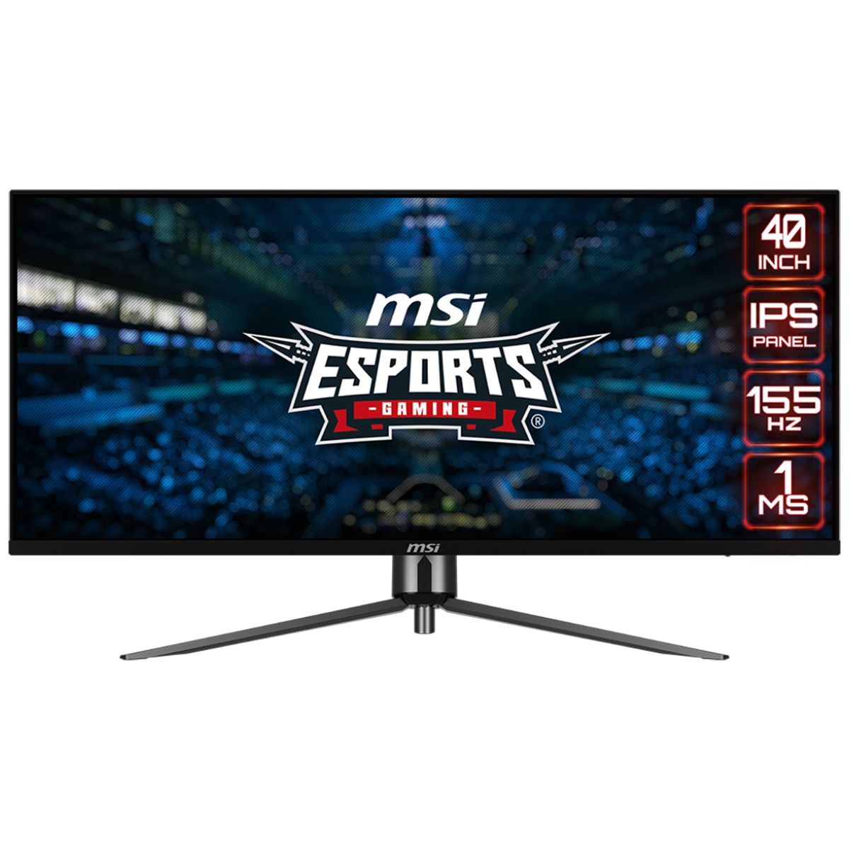 Монитор 40" MSI MAG401QR Black (IPS, 3440x1440, HDMI+HDMI+DP+Type C, USB, 1 ms, 178°/178°, 400 