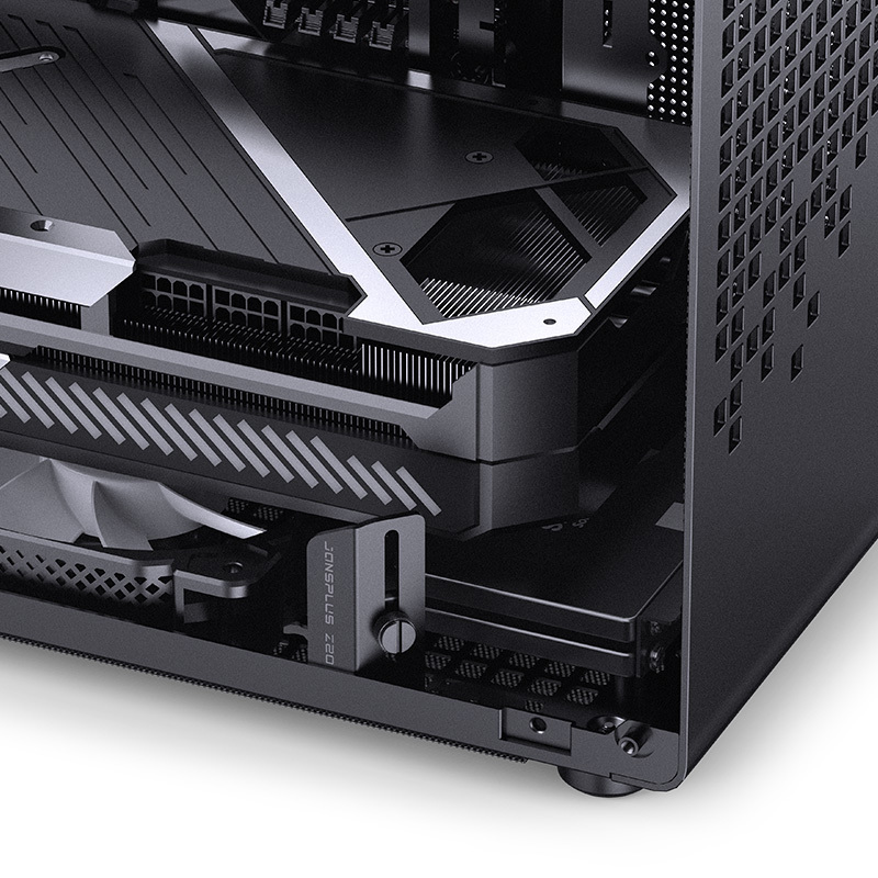 Корпус JONSBO Z20, Mini-Tower, TG, no fan, 1xUSB-A 3.2 + 1xUSB-C 3.2, mATX, mITX Black