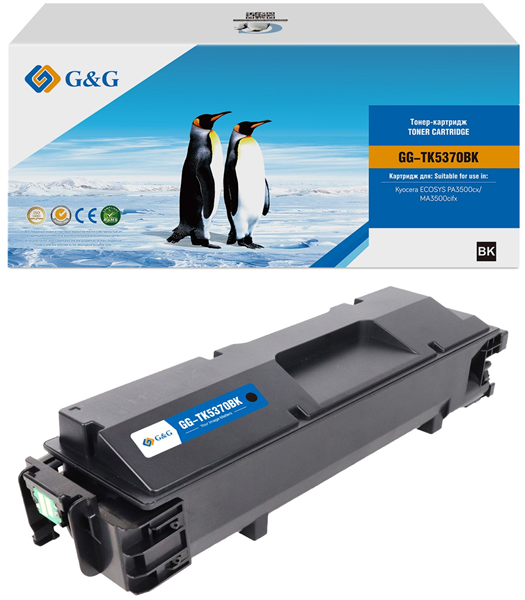 Тонер-картридж G&G toner-cartridge for Kyocera ECOSYS PA3500cx/MA3500cifx 7000 pages GG-TK5370BK  wi