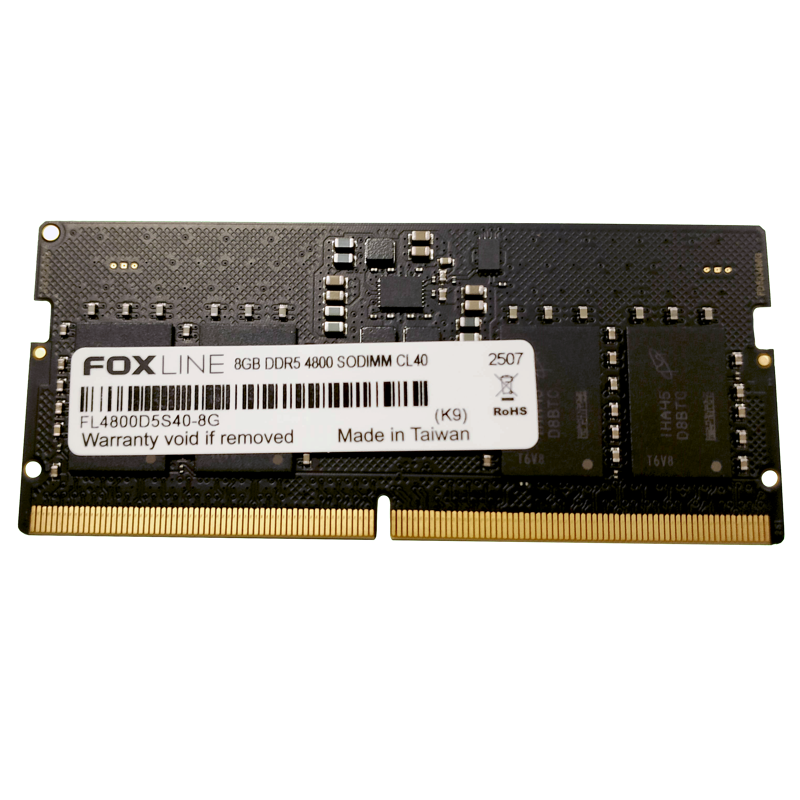 Память оперативная Foxline SODIMM 8GB 4800 DDR5 CL 40