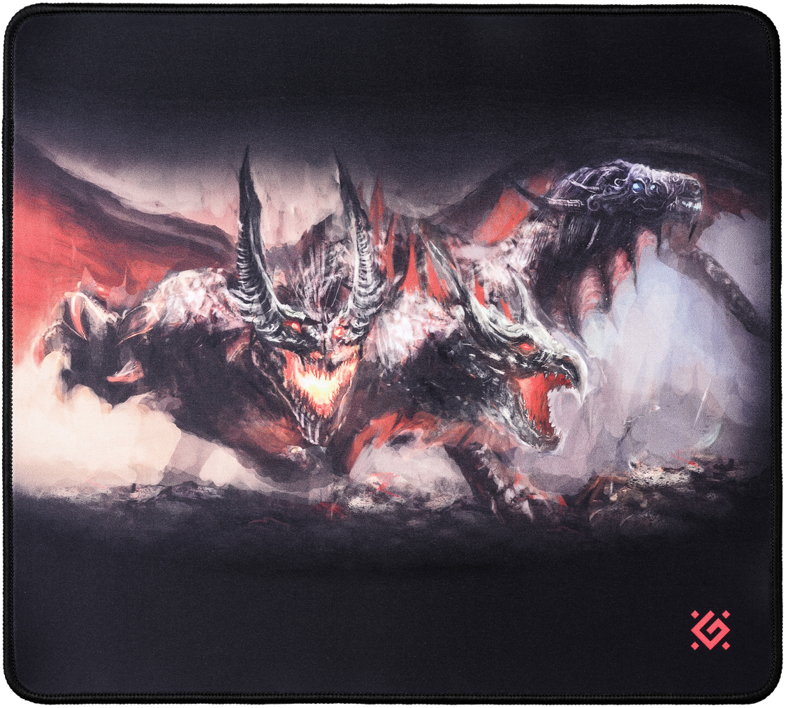 Коврик для мыши Defender Cerberus XXL рисунок/черный 400x355x3мм (50556)