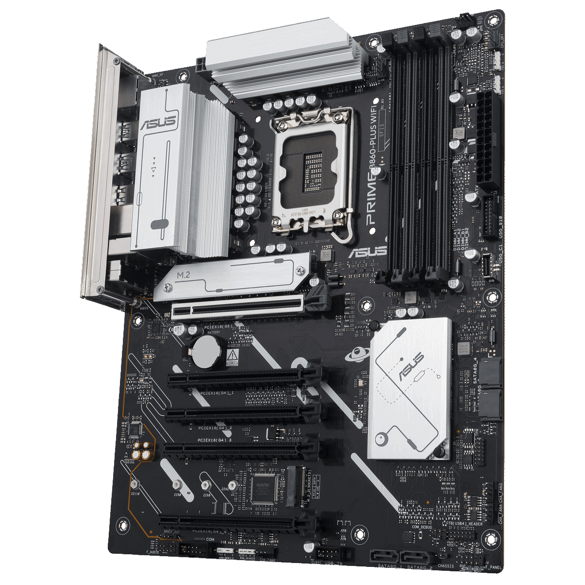 Материнская плата Asus PRIME B860-PLUS WIFI Soc-1851 Intel B860 4xDDR5 ATX AC`97 8ch(7.1) 2.5Gg RAID