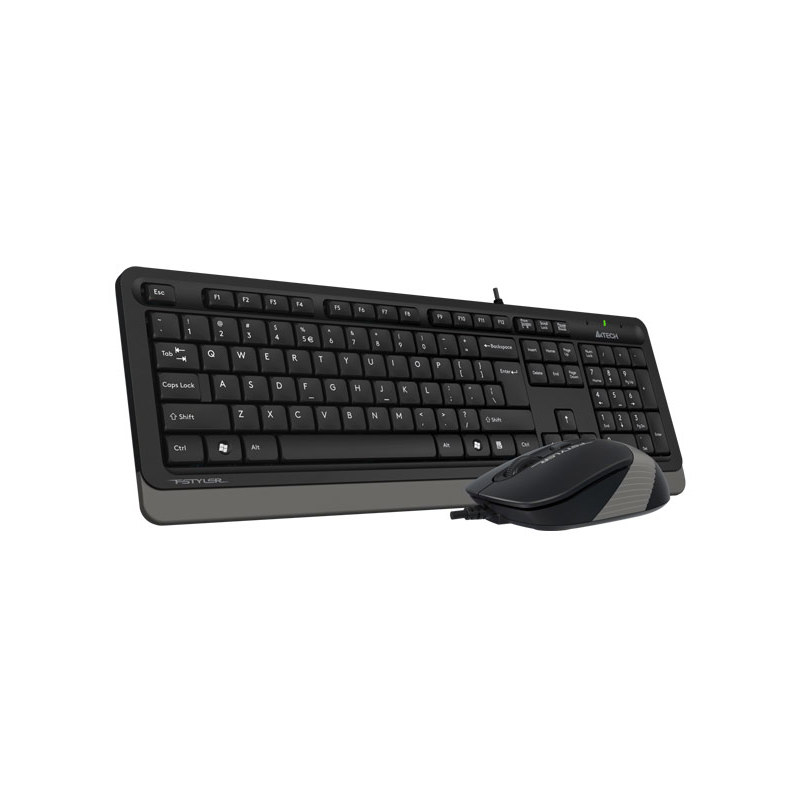 Клавиатура + мышь A4Tech Fstyler F1010 клав:черный/серый мышь:черный/серый USB Multimedia (F1010 GRE